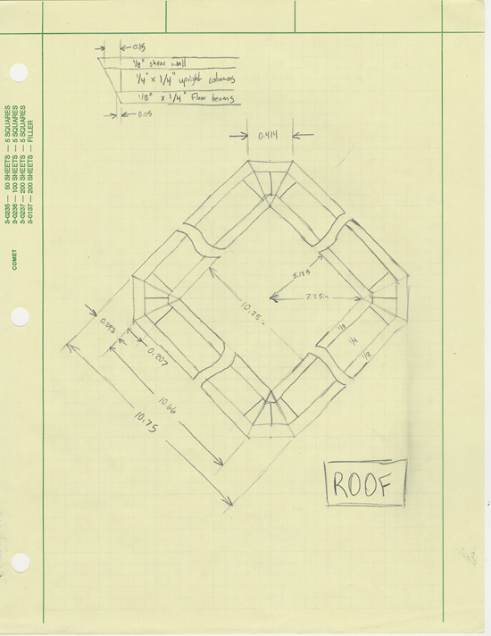 BYU Balsa Tower EERI Seismic Design Competition